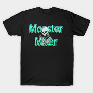 Monster mixer Skull for Women and men Skeleton Funny Gothic Graphic Novelty Horror T-Shirt